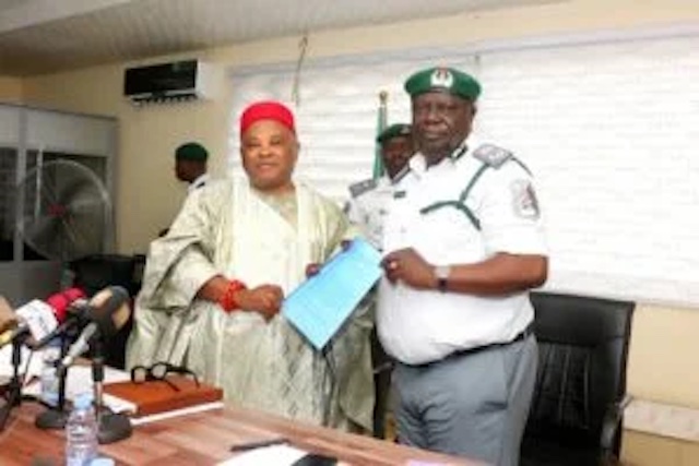 Adenuga Assumes Duty as New Customs Controller at Seme Command