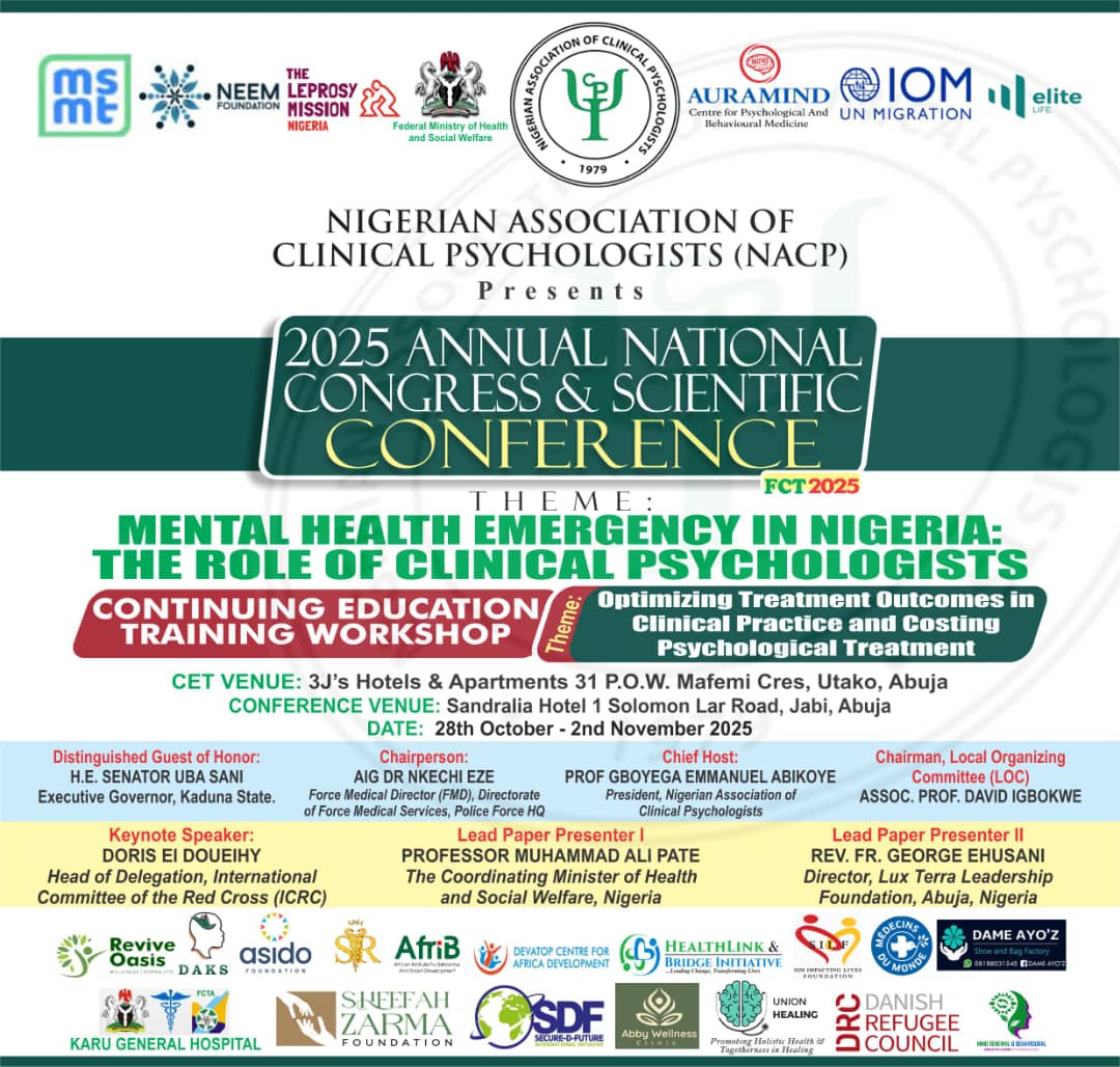 Mind Matters: NACP 2025 Puts Spotlight on Mental Health as Key to Nigeria’s Recovery