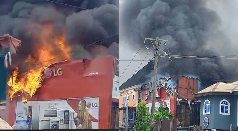 New Year’s Eve Fire Destroys 24 Electronics Shops in Lagos